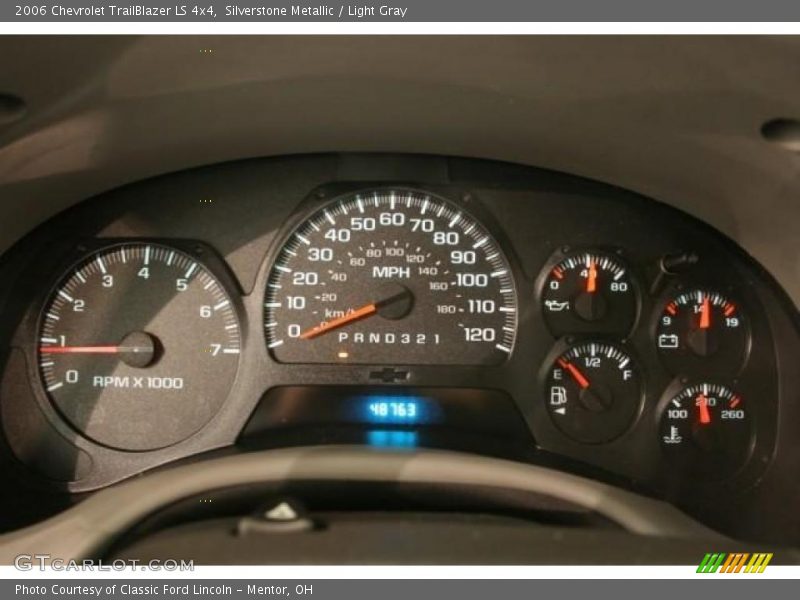Silverstone Metallic / Light Gray 2006 Chevrolet TrailBlazer LS 4x4