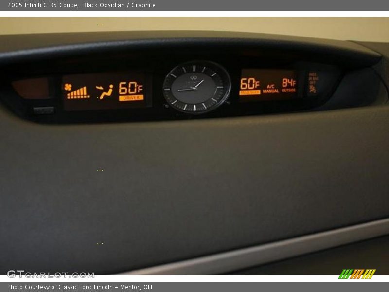 Black Obsidian / Graphite 2005 Infiniti G 35 Coupe