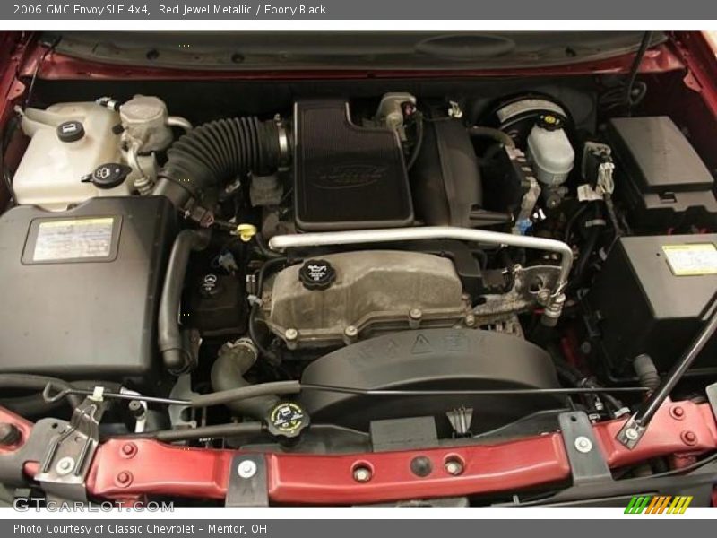Red Jewel Metallic / Ebony Black 2006 GMC Envoy SLE 4x4
