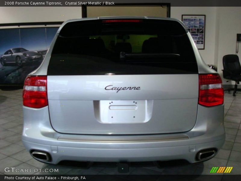 Crystal Silver Metallic / Black 2008 Porsche Cayenne Tiptronic