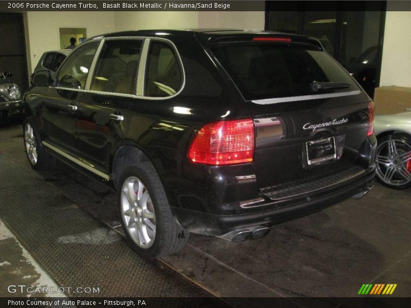 Basalt Black Metallic / Havanna/Sand Beige 2006 Porsche Cayenne Turbo