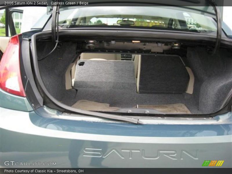 Cypress Green / Beige 2006 Saturn ION 2 Sedan