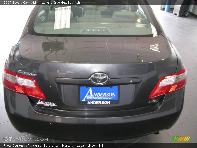 Magnetic Gray Metallic / Ash 2007 Toyota Camry LE