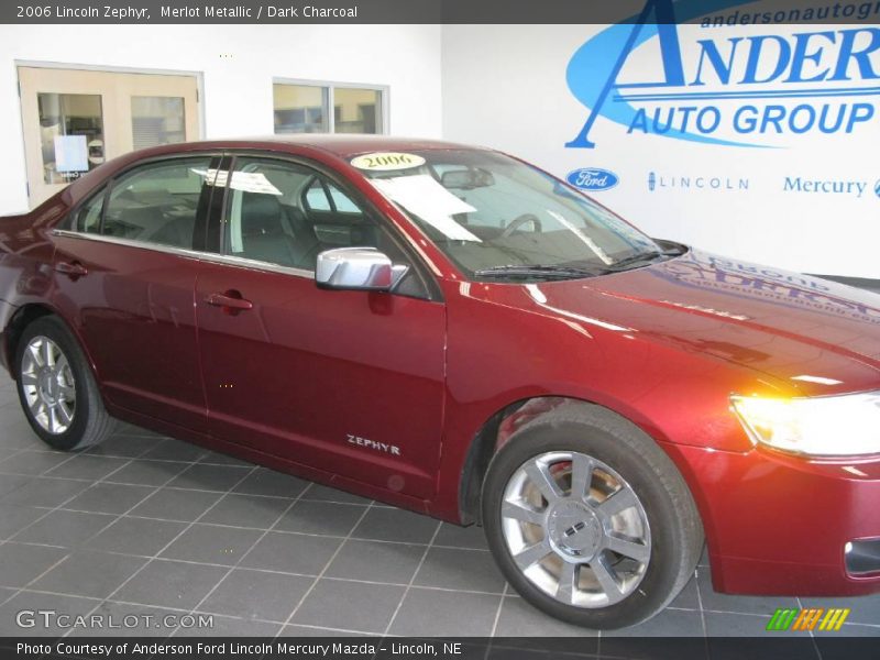 Merlot Metallic / Dark Charcoal 2006 Lincoln Zephyr