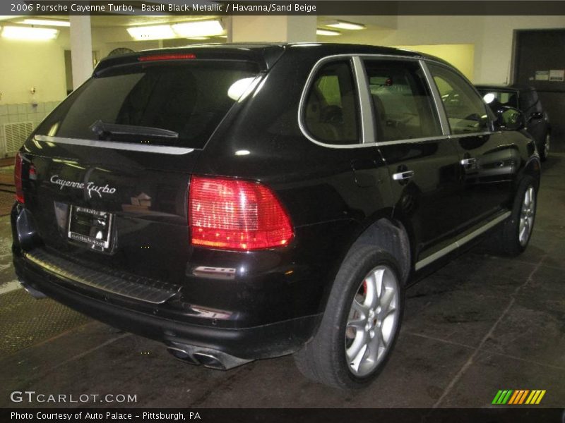Basalt Black Metallic / Havanna/Sand Beige 2006 Porsche Cayenne Turbo