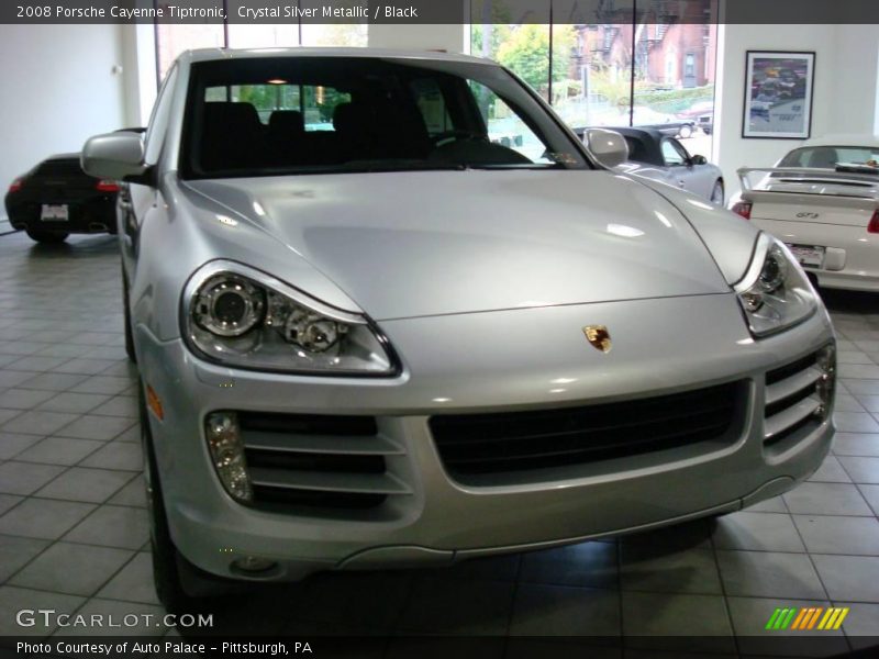 Crystal Silver Metallic / Black 2008 Porsche Cayenne Tiptronic