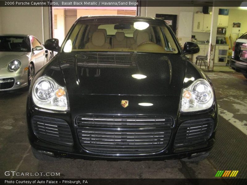 Basalt Black Metallic / Havanna/Sand Beige 2006 Porsche Cayenne Turbo