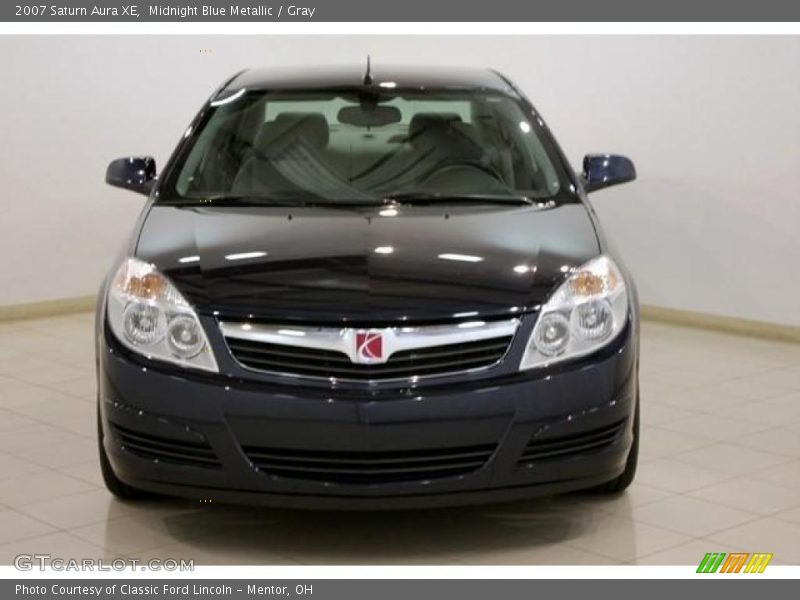 Midnight Blue Metallic / Gray 2007 Saturn Aura XE