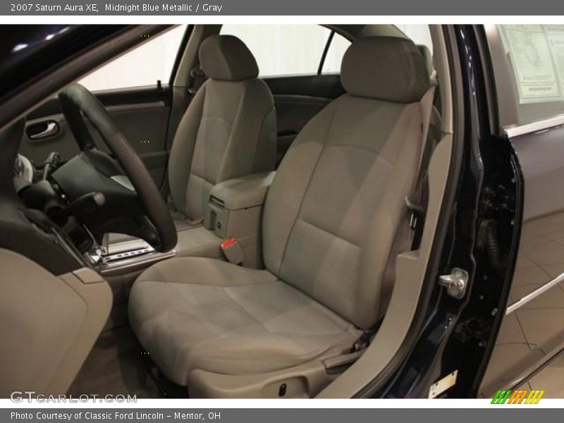 Midnight Blue Metallic / Gray 2007 Saturn Aura XE