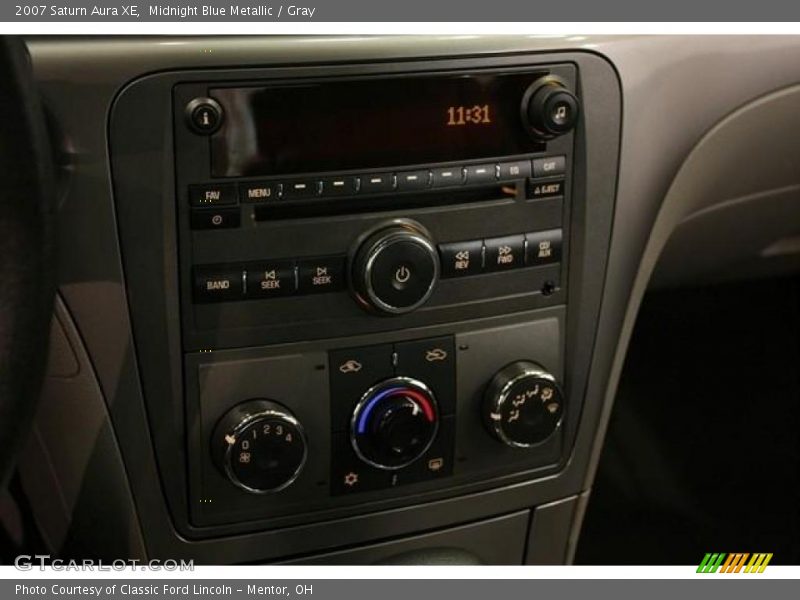 Midnight Blue Metallic / Gray 2007 Saturn Aura XE