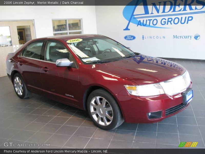 Merlot Metallic / Dark Charcoal 2006 Lincoln Zephyr