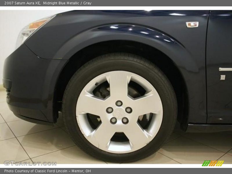 Midnight Blue Metallic / Gray 2007 Saturn Aura XE