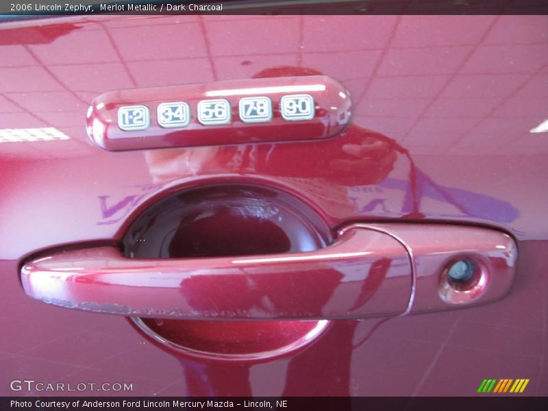 Merlot Metallic / Dark Charcoal 2006 Lincoln Zephyr