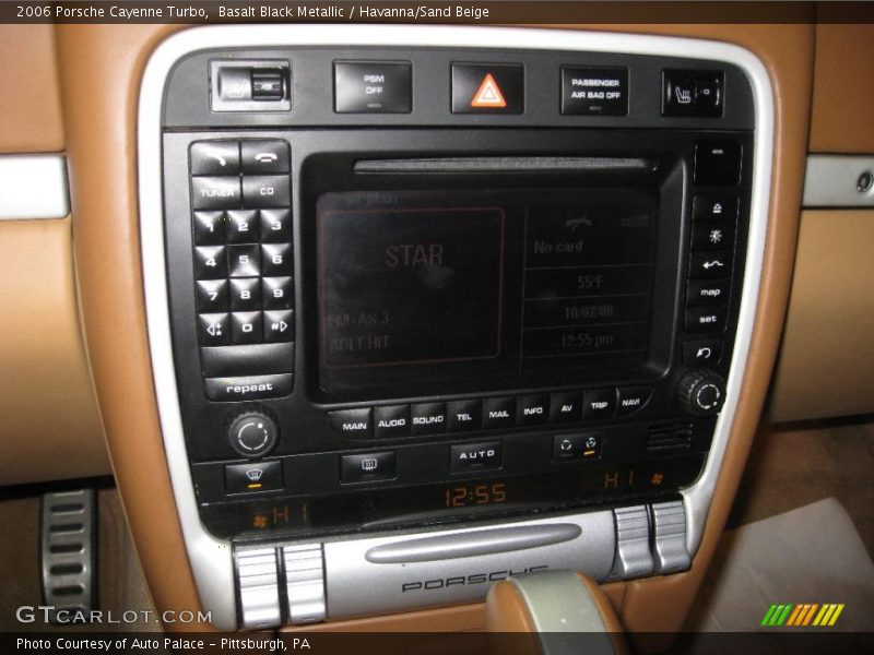 Basalt Black Metallic / Havanna/Sand Beige 2006 Porsche Cayenne Turbo