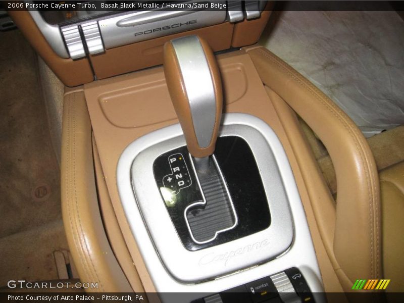 Basalt Black Metallic / Havanna/Sand Beige 2006 Porsche Cayenne Turbo