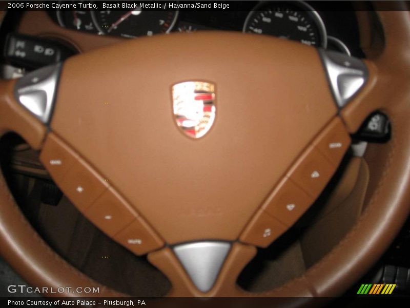 Basalt Black Metallic / Havanna/Sand Beige 2006 Porsche Cayenne Turbo
