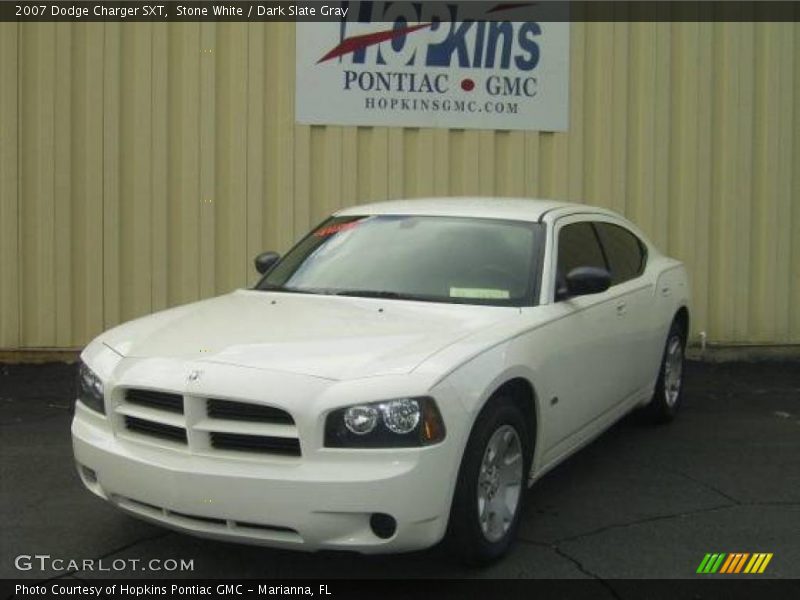 Stone White / Dark Slate Gray 2007 Dodge Charger SXT