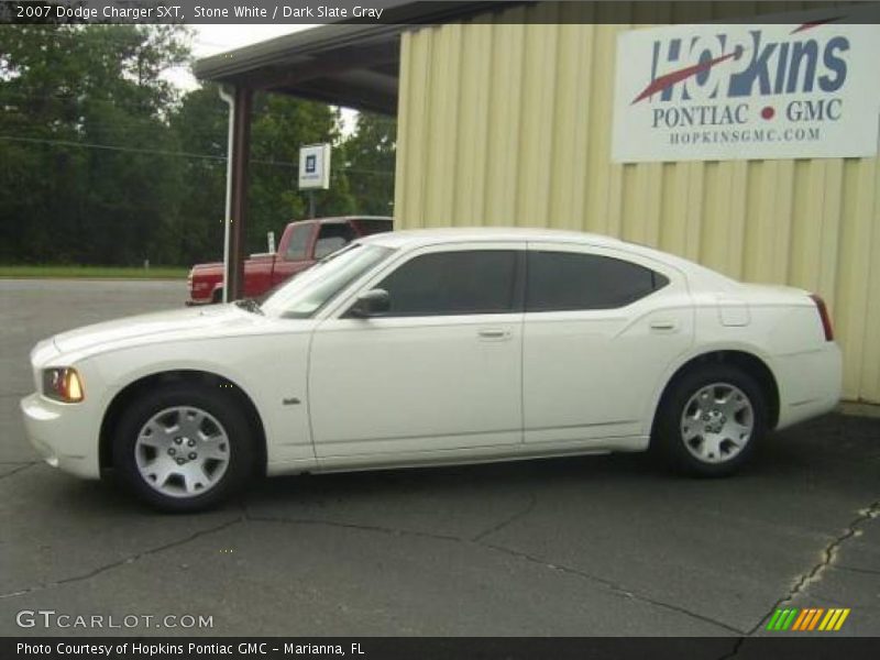 Stone White / Dark Slate Gray 2007 Dodge Charger SXT