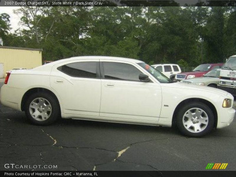 Stone White / Dark Slate Gray 2007 Dodge Charger SXT