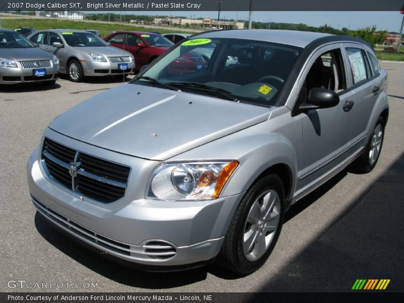 Bright Silver Metallic / Pastel Slate Gray 2007 Dodge Caliber SXT