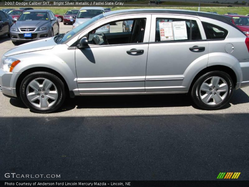 Bright Silver Metallic / Pastel Slate Gray 2007 Dodge Caliber SXT