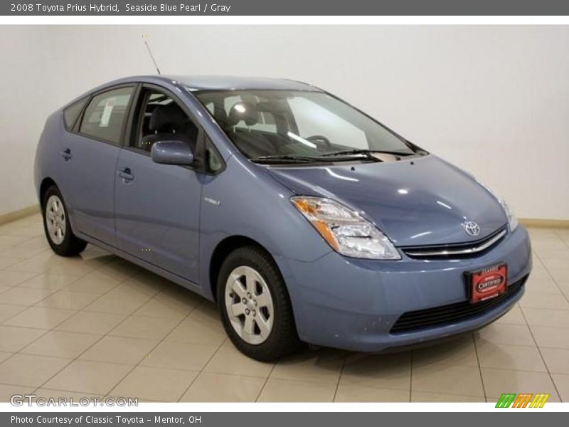 Seaside Blue Pearl / Gray 2008 Toyota Prius Hybrid