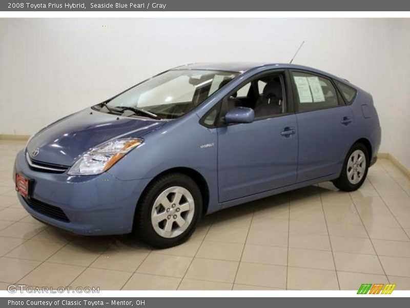 Seaside Blue Pearl / Gray 2008 Toyota Prius Hybrid