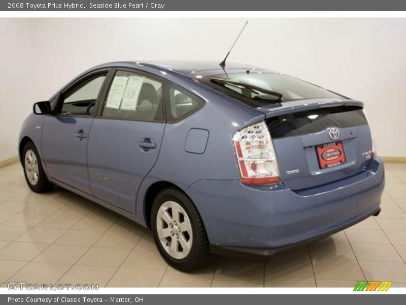 Seaside Blue Pearl / Gray 2008 Toyota Prius Hybrid