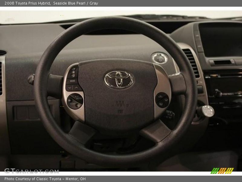 Seaside Blue Pearl / Gray 2008 Toyota Prius Hybrid