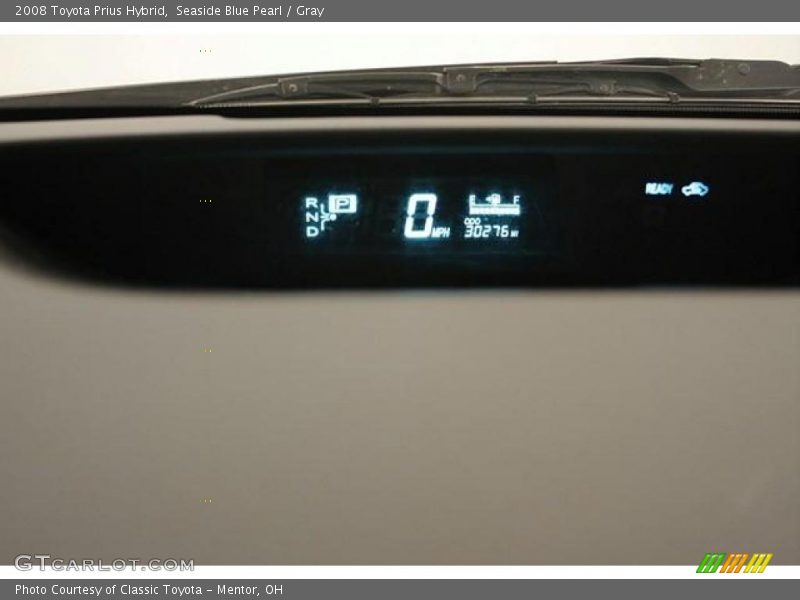Seaside Blue Pearl / Gray 2008 Toyota Prius Hybrid