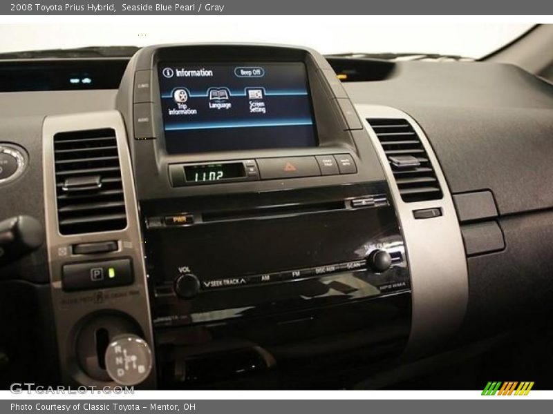Seaside Blue Pearl / Gray 2008 Toyota Prius Hybrid