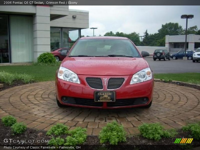 Crimson Red / Ebony 2006 Pontiac G6 GT Sedan