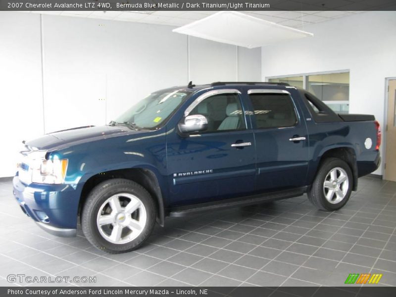 Bermuda Blue Metallic / Dark Titanium/Light Titanium 2007 Chevrolet Avalanche LTZ 4WD