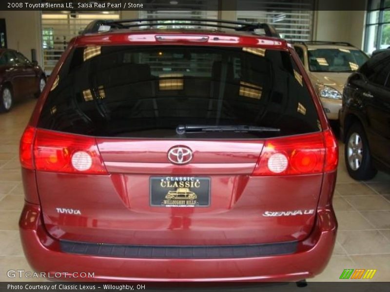 Salsa Red Pearl / Stone 2008 Toyota Sienna LE