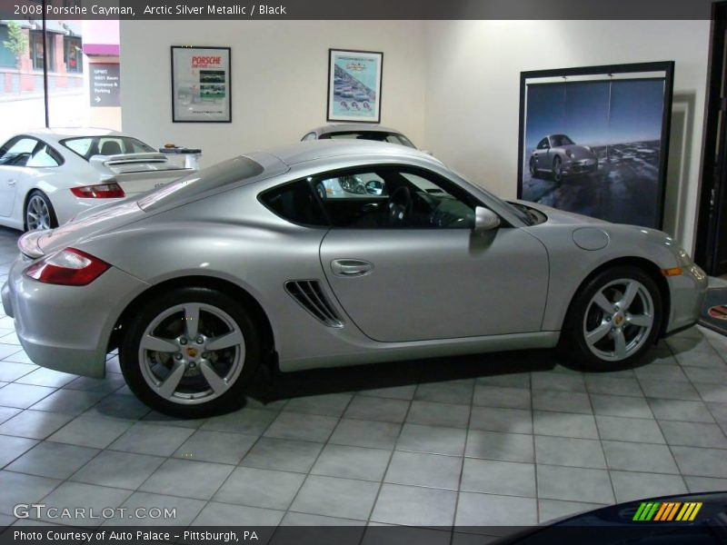 Arctic Silver Metallic / Black 2008 Porsche Cayman