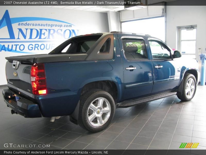 Bermuda Blue Metallic / Dark Titanium/Light Titanium 2007 Chevrolet Avalanche LTZ 4WD