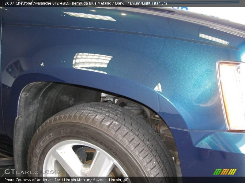 Bermuda Blue Metallic / Dark Titanium/Light Titanium 2007 Chevrolet Avalanche LTZ 4WD