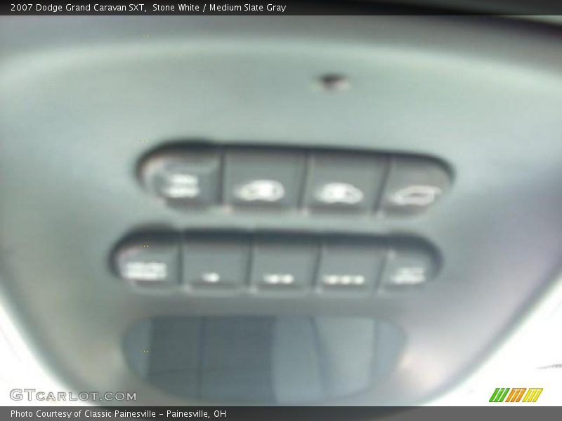 Stone White / Medium Slate Gray 2007 Dodge Grand Caravan SXT
