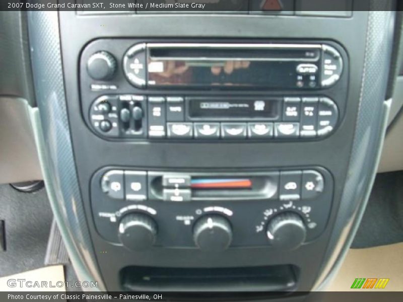 Stone White / Medium Slate Gray 2007 Dodge Grand Caravan SXT