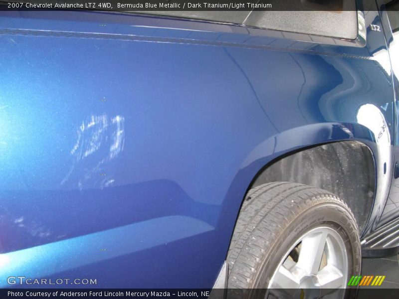 Bermuda Blue Metallic / Dark Titanium/Light Titanium 2007 Chevrolet Avalanche LTZ 4WD