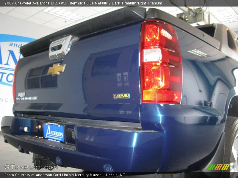 Bermuda Blue Metallic / Dark Titanium/Light Titanium 2007 Chevrolet Avalanche LTZ 4WD