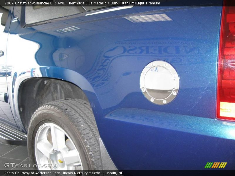 Bermuda Blue Metallic / Dark Titanium/Light Titanium 2007 Chevrolet Avalanche LTZ 4WD