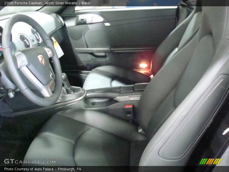 Arctic Silver Metallic / Black 2008 Porsche Cayman