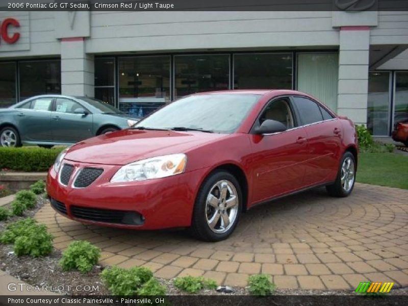 Crimson Red / Light Taupe 2006 Pontiac G6 GT Sedan