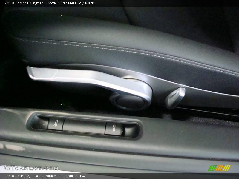 Arctic Silver Metallic / Black 2008 Porsche Cayman