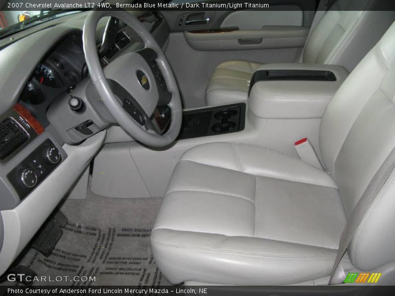 Bermuda Blue Metallic / Dark Titanium/Light Titanium 2007 Chevrolet Avalanche LTZ 4WD