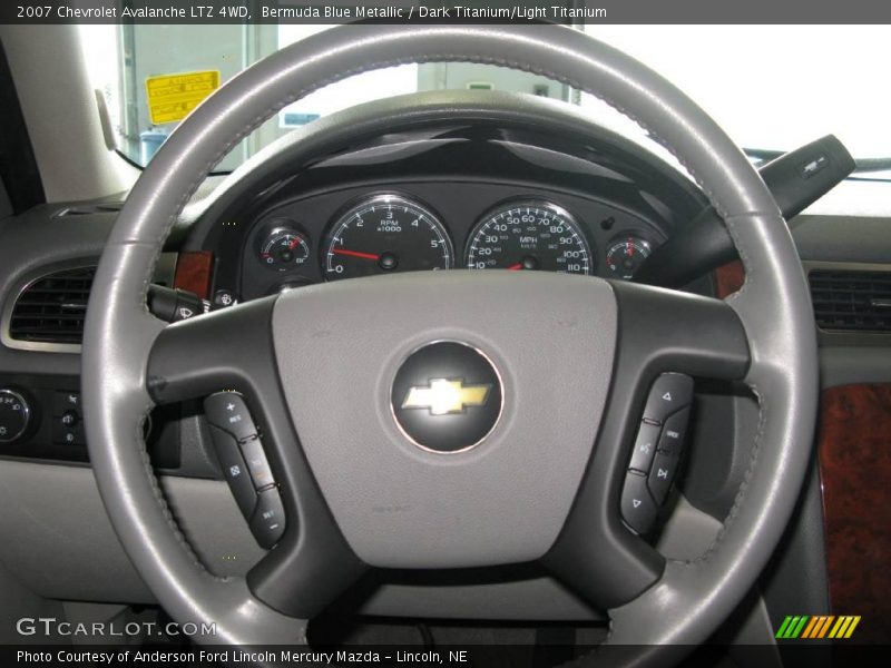 Bermuda Blue Metallic / Dark Titanium/Light Titanium 2007 Chevrolet Avalanche LTZ 4WD