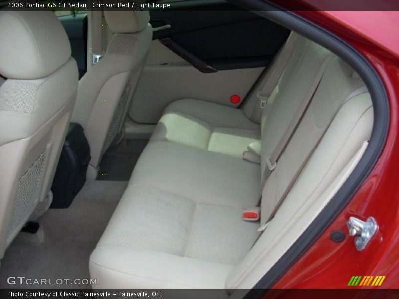 Crimson Red / Light Taupe 2006 Pontiac G6 GT Sedan