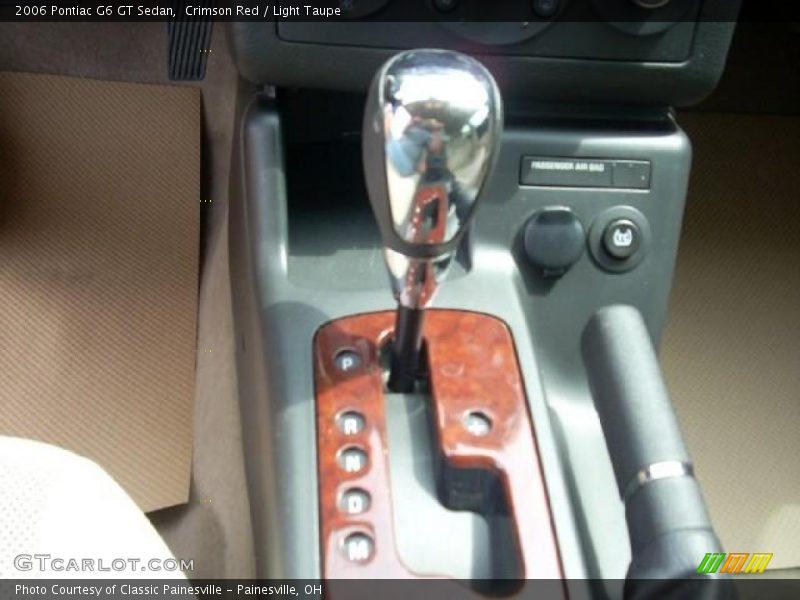 Crimson Red / Light Taupe 2006 Pontiac G6 GT Sedan