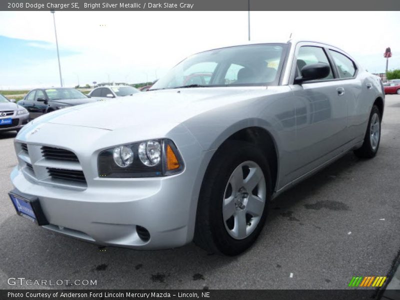 Bright Silver Metallic / Dark Slate Gray 2008 Dodge Charger SE